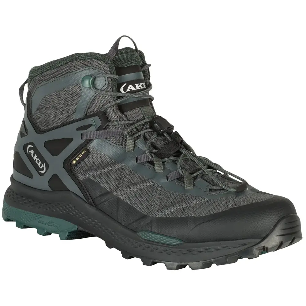 Черевики AKU Rocket MID GTX 9 Grey/Green - фото 2