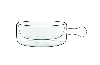 Ємність з ручкою Thermic Glass 250 мл A11640G4102AA01 LUIGI BORMIOLI