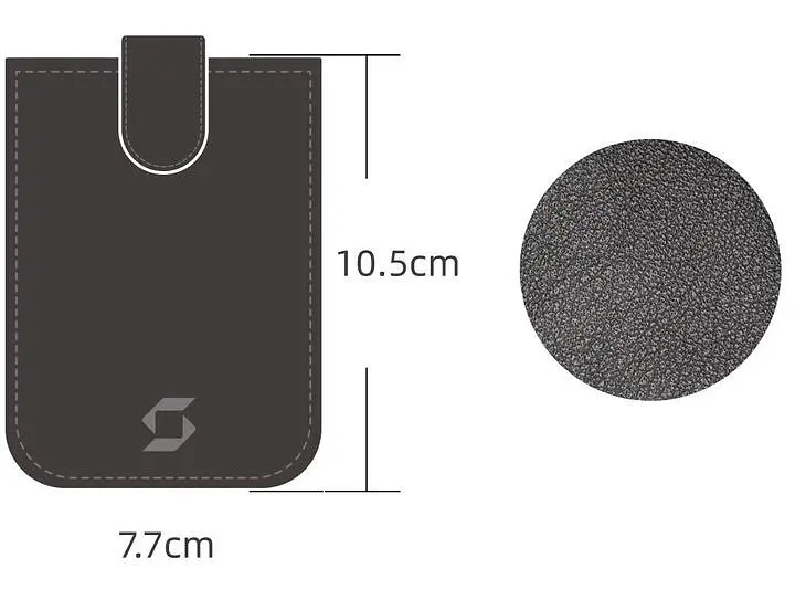 Кожаный чехол для Safepal S1 со штампованным логотипом "S" 2025 (SS1Leather) - фото 5