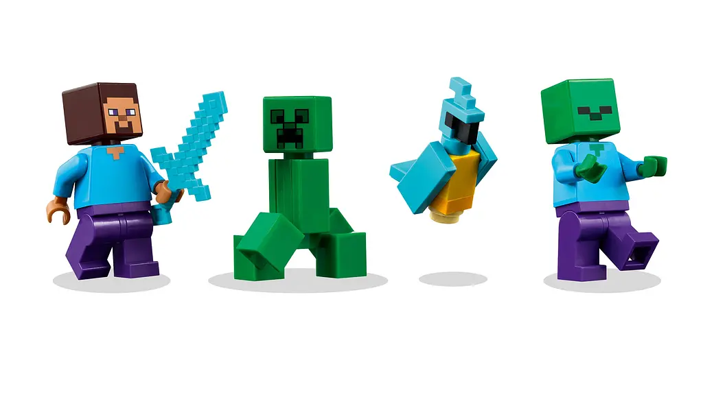 Конструктор LEGO Minecraft Дом по взрывчатке в джунглях 287 деталей (21275) - фото 11