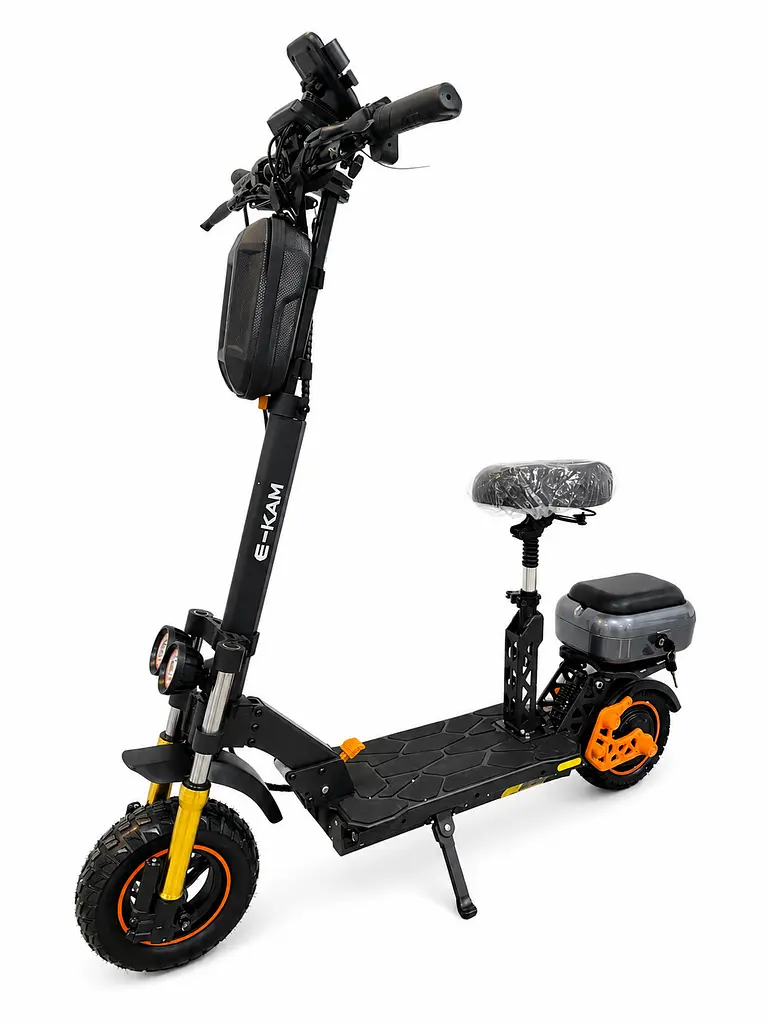Електросамокат Kugoo EKAM M5 PRO (2000W, 24Ah), +тримач для телефону, +сумка, +шолом карбон - фото 3