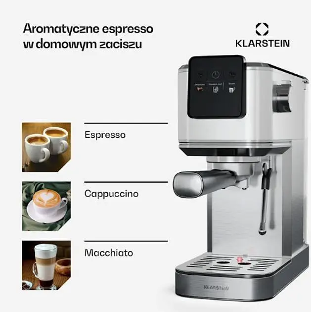 Кофеварка Klarstein SteelPresso Slim (10046328) - фото 2