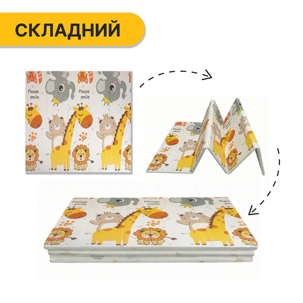 Дитячий ігровий килимок LEOBRO 150 x 200 x 1 см (LB-1029) - фото 4