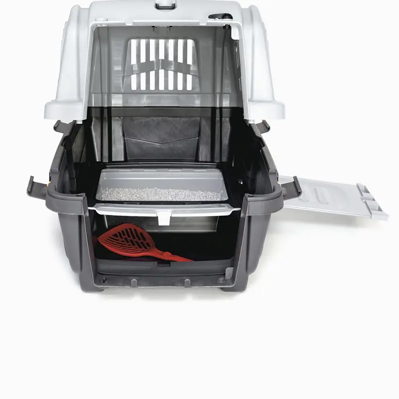 Переноска для котов MPS Skudo 3 CAT серая до 24 кг 60х40х39 см S 01230300 - фото 3