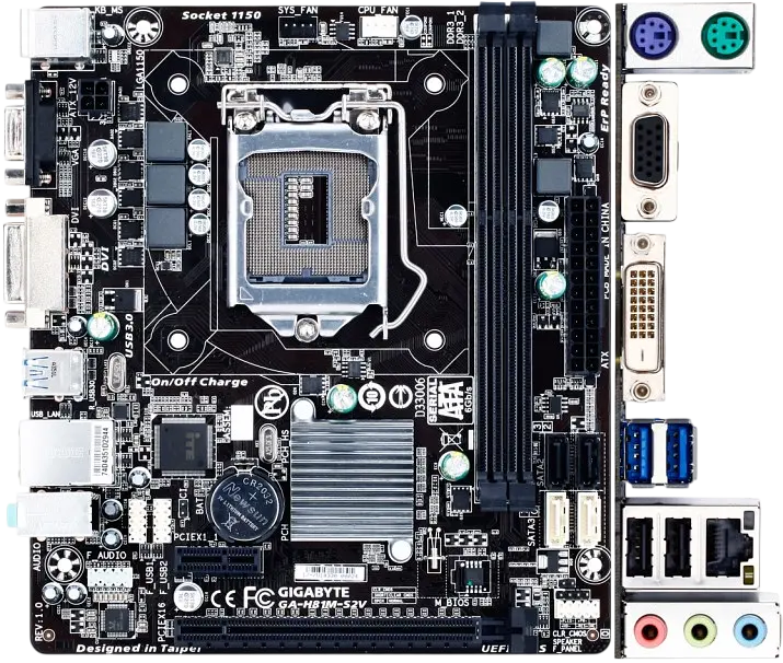 Материнська плата Gigabyte GA-H81M-S2V LGA 1150 (GA-H81M-S2V) Б/В - фото 2