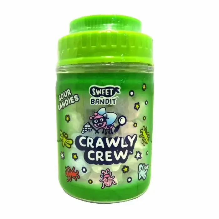 Кислі цукерки Sweet Bandit Crawly Crew Sour Candies 70g Лайм
