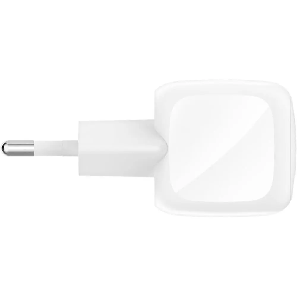 Зарядний пристрій BELKIN 30Вт USB-С PD PPS, кабель USB-С USB-C, 1м, PVC, білий (WCA008KQ1MWH-B6) - фото 6