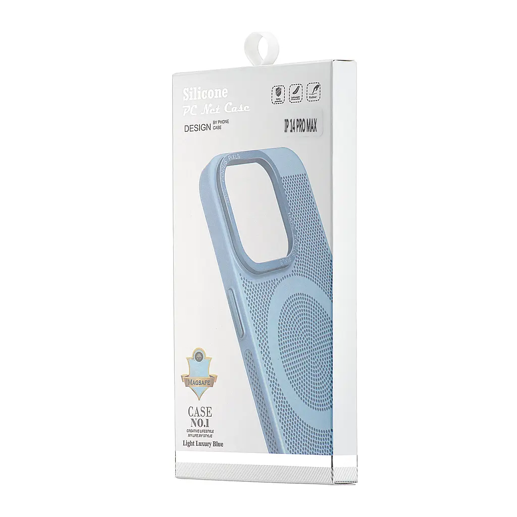 Чохол Perfomed with MagSafe Protected Camera iPhone 14 Pro Max Light Blue - фото 2