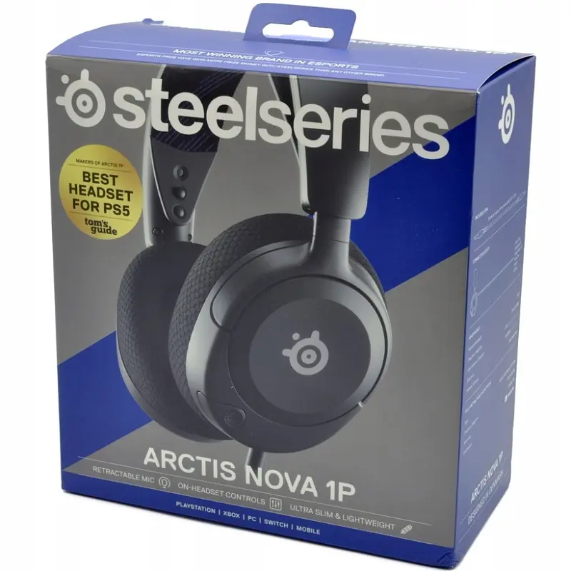 Ігрова гарнітура SteelSeries Arctis Nova 1P Black MultiPlatform - фото 5