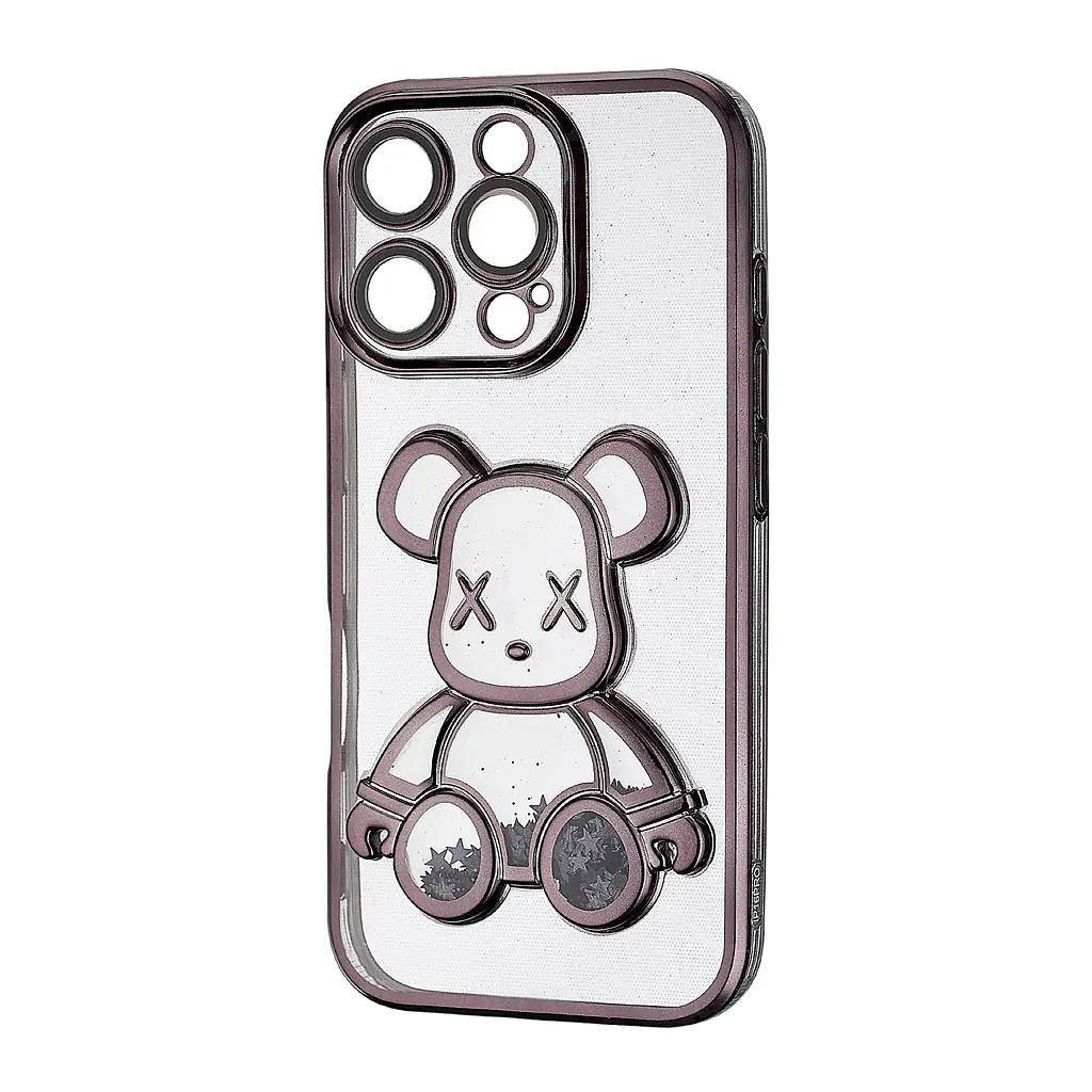 Чохол Shining Bear Case Protected Camera iPhone 16 Pro Black