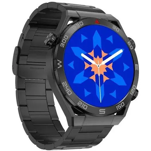 Чоловічий наручний розумний годинник Smart Ultramate з GPS Black - фото 3