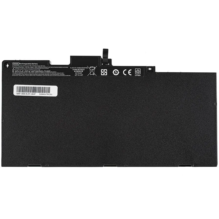 Батарея Hewlett Packard для ноутбука HP CS03XL (ВЕРСИЯ 3 EliteBook 740 840 850 series ZBook 14 Mobile Workstation) 11.4V 47Wh Чорний - фото 2