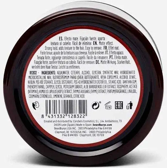 Помада матова для волосся Beardburys Clay Pomade Matt Essentials 100 мл - фото 3