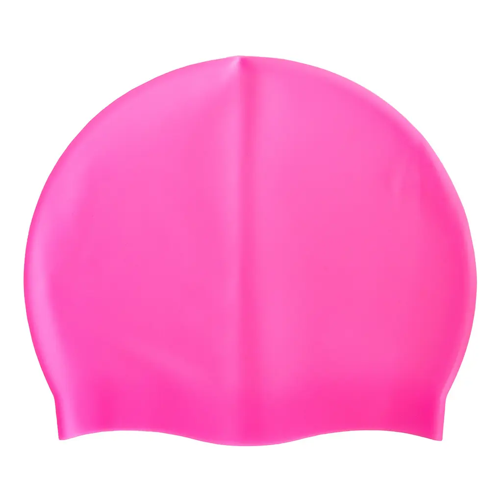 Шапочка для плавания Silicone Swim Cap, силиконовая, розовая, 22×19.5 см - фото 3