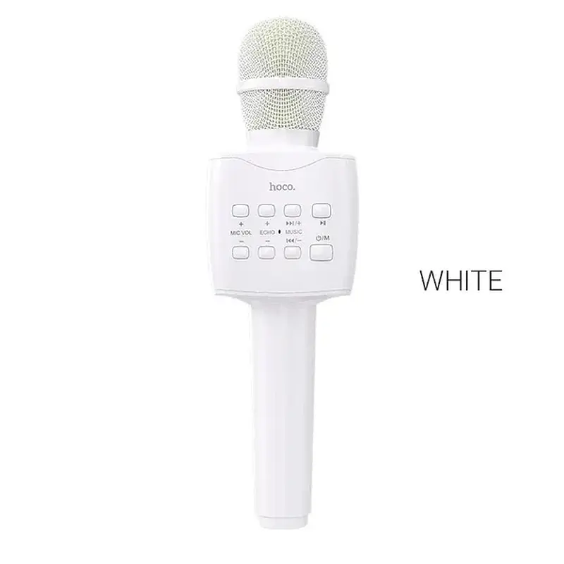 Портативна колонка-мікрофон HOCO BK5 Cantando 5W White 6931474742292 - фото 3