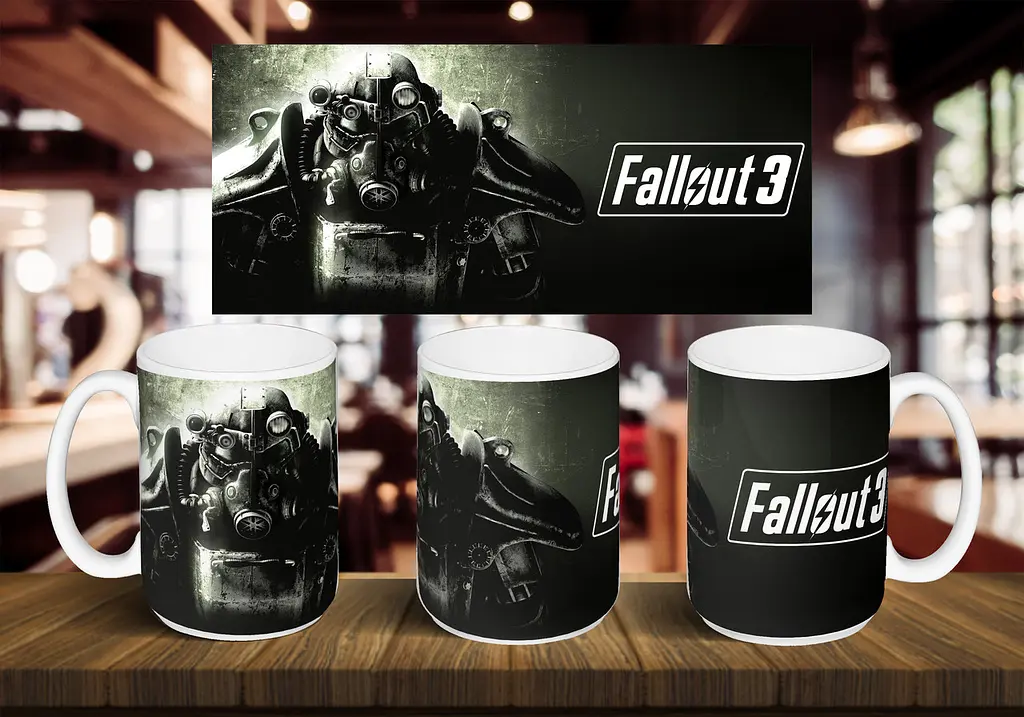 Чашка "Fallout 3" 425 мл Червона