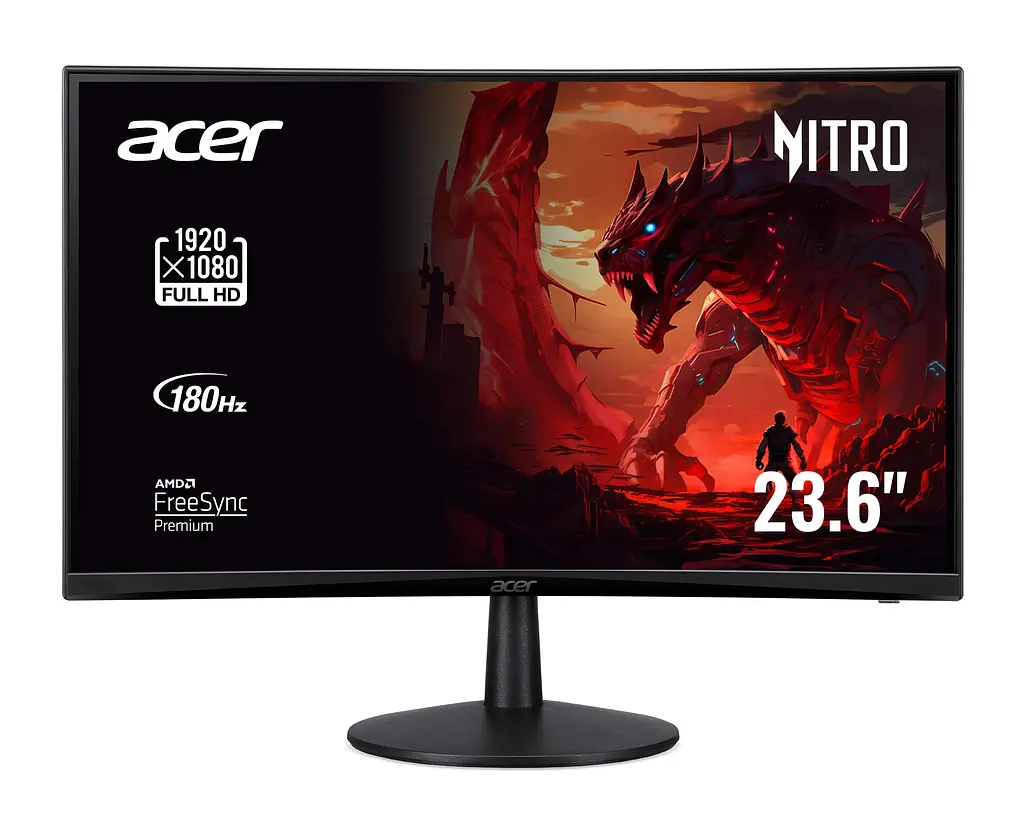 Монитор Acer 23.6" ED240QS3bmiipx 2*HDMI DP MM VA 180Hz 1ms teh0014189 - фото 2