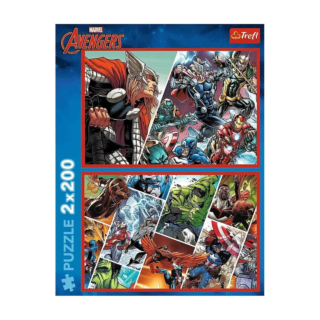Пазл Trefl The Avengers Захисники світу 2х 200 елементів (5900511133189) - фото 4