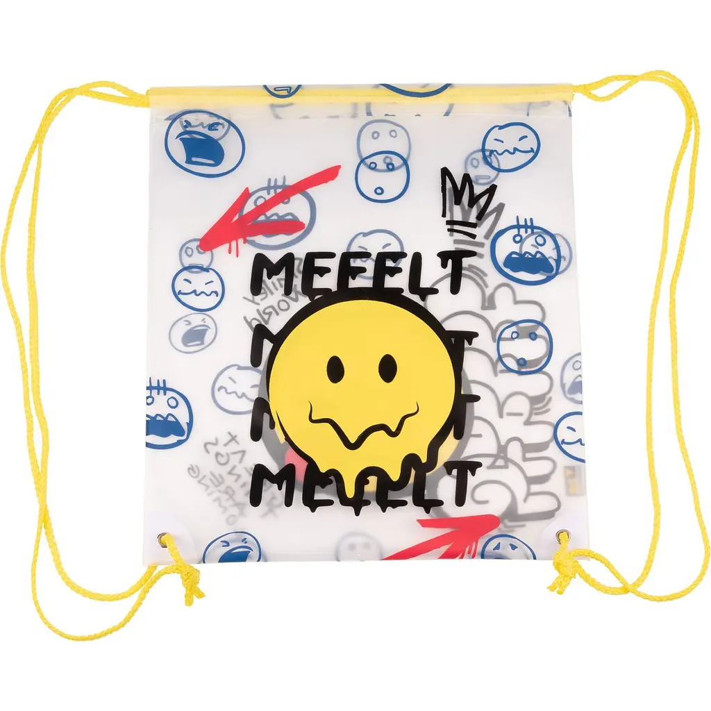 Сумка для взуття Yes SB-16 Smiley World біла з сірим (533526) - фото 2