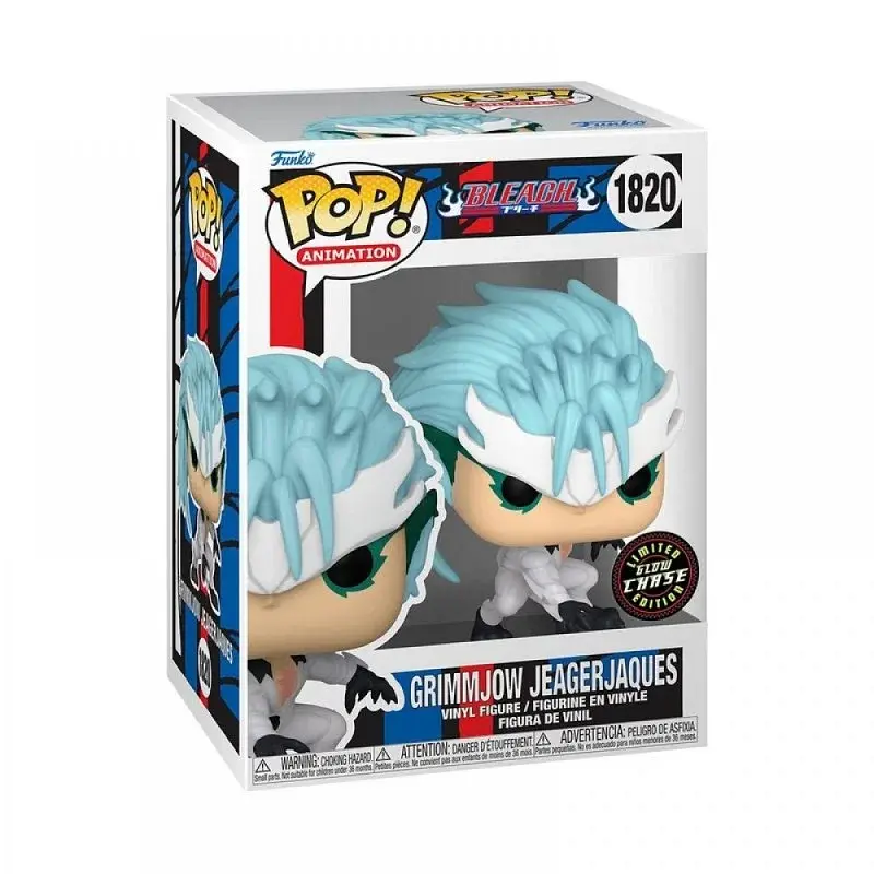 Фигурка Funko Pop Блич Гриммджоу Bleach Grimmjow Glow Chase 10 см FP B G G 1820 - фото 2