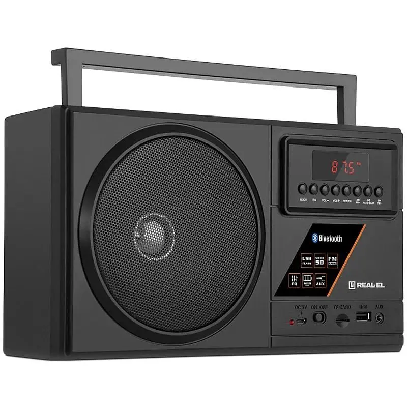 Радіоприймач Real-El X-700 Black (EL121800001) - фото 6