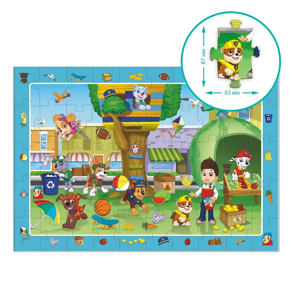 Обсерваційний пазл DoDo Paw Patrol Літні розваги 50 елементів (200464) - фото 4