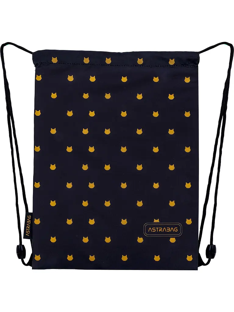 Сумка для взуття ASTRABAG AD1 FLUFFY KITTY BLACK, (507025010) - фото 2