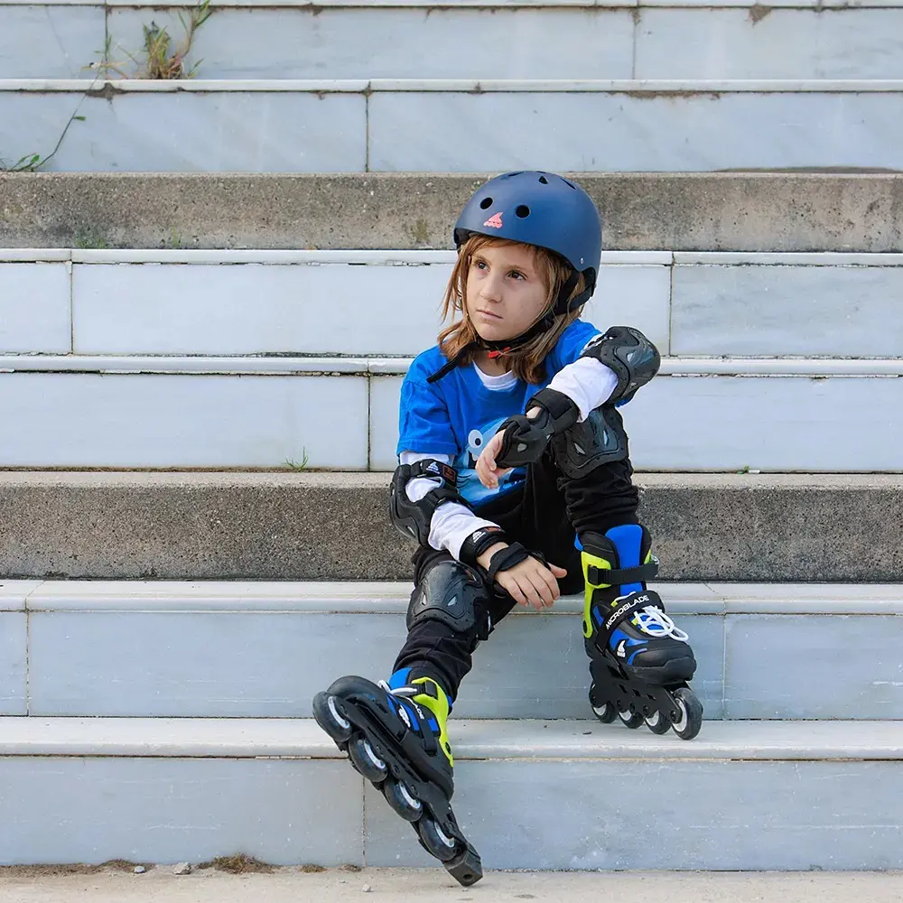 Ролики Rollerblade Microblade 36,5-40 Синій-Жовтий - фото 8