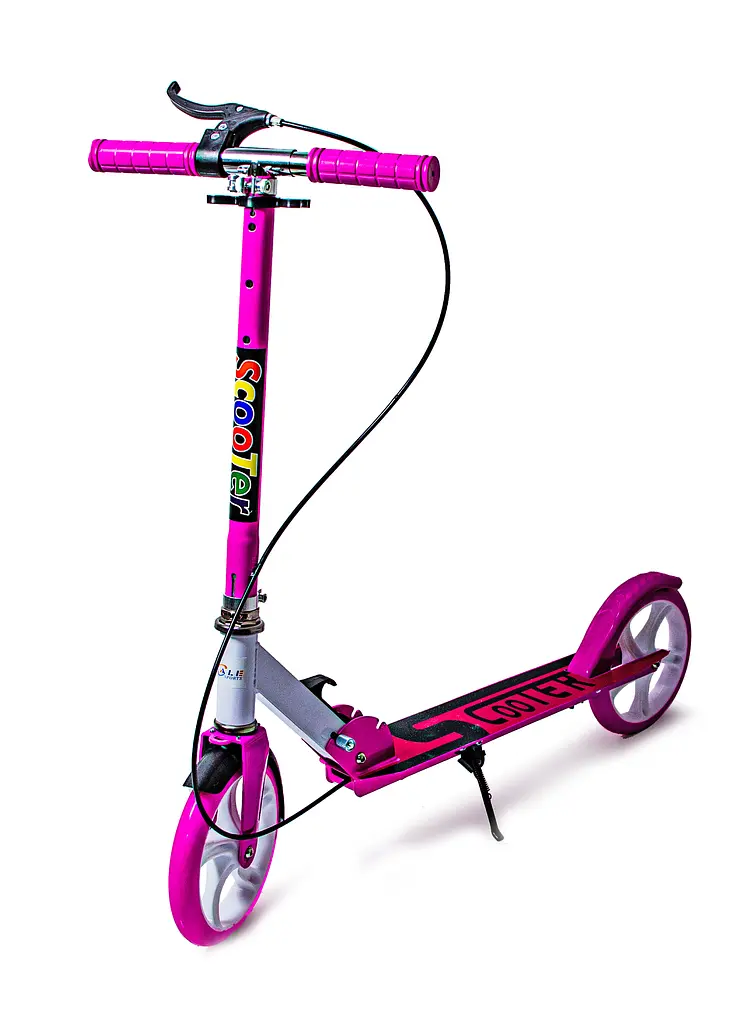 Самокат Best Scooter 75-97х52х10 см Розовый 000248259 - фото 4