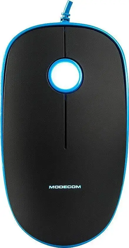 Компьютерная мышка ModeCom MC-M111 3кн. 1600dpi черно-синяя (M-MC-M111-140) - фото 3