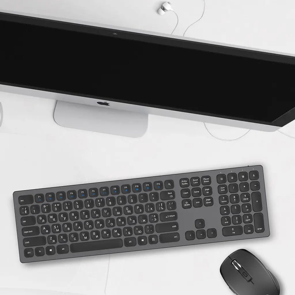 Клавіатура OfficePro SK1550 Wireless Black (SK1550B) - фото 12
