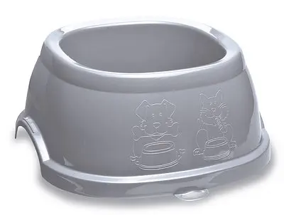 Stefanplast (Стефанпласт) Break 5 - Миска пластиковая антискользящая для собак и котов 3 л (серый) - фото 2