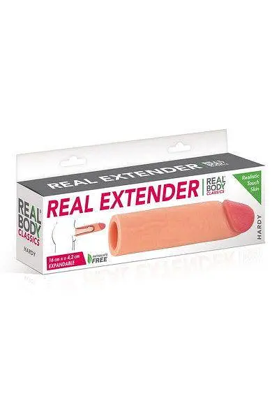 Насадка на член Real Body Real Extender Hardy с открытой головкой - фото 3