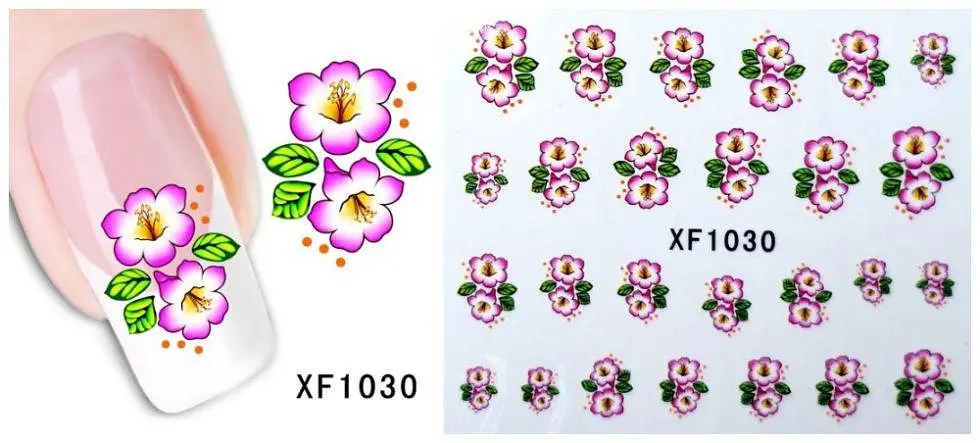 Наклейки для ногтей XF1030