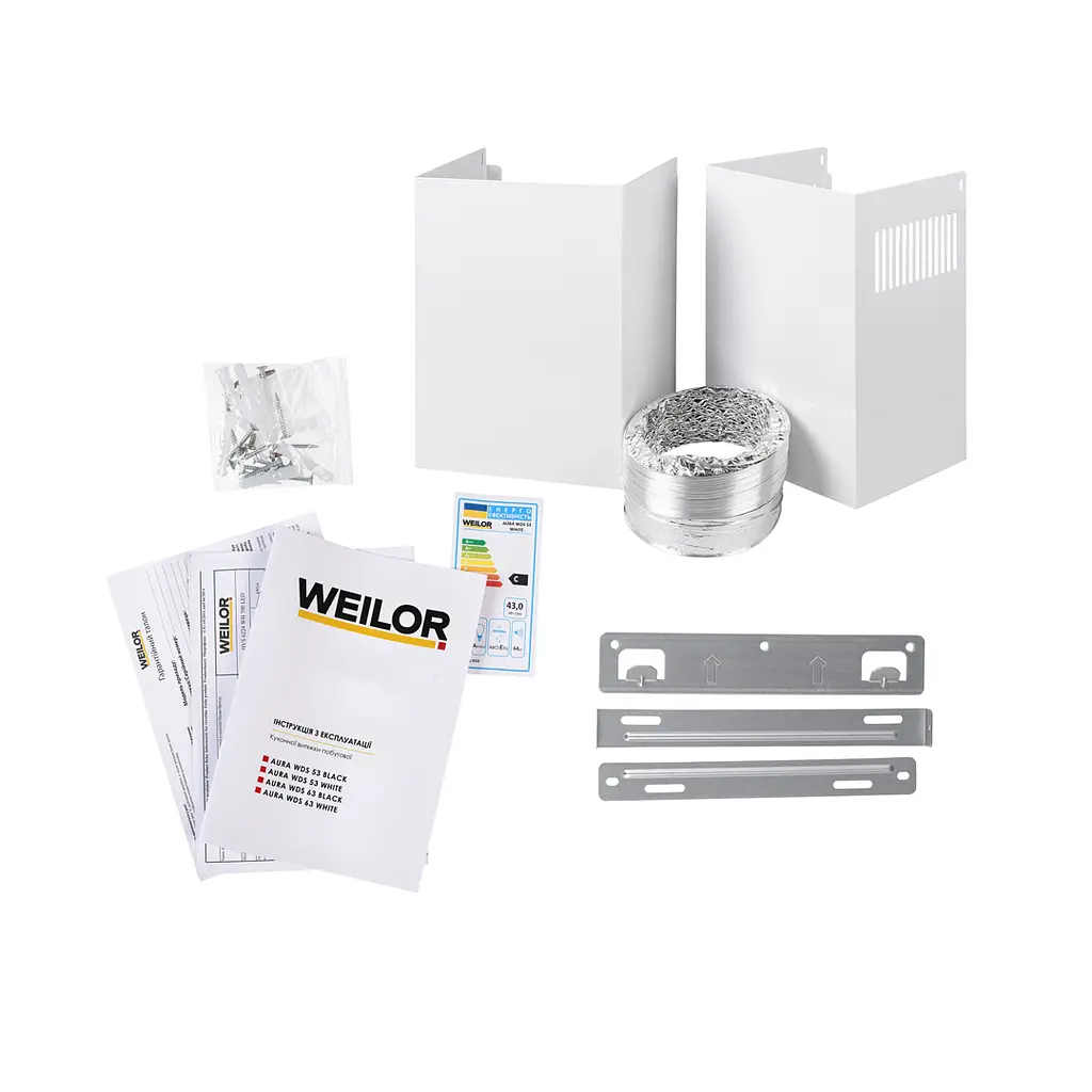 Витяжка декоративна похила WEILOR AURA WDS 53 WHITE - фото 12