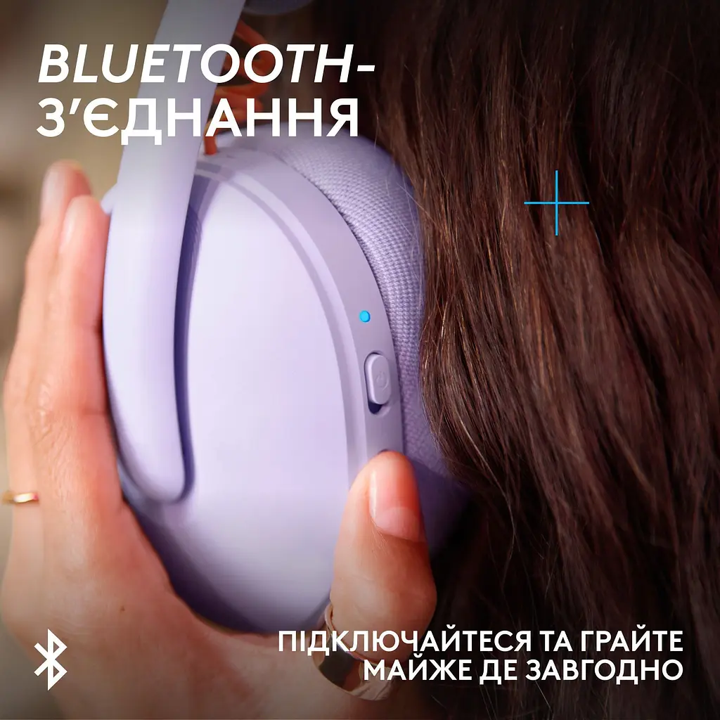 Игровые наушники Logitech G325 Lightspeed Wireless Lilac (981-001538) [158923] - фото 8