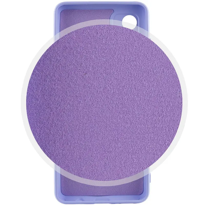 Чехол Silicone Cover Lakshmi Full Camera (A) для Oppo A38 / A18 Сиреневый / Dasheen - фото 2