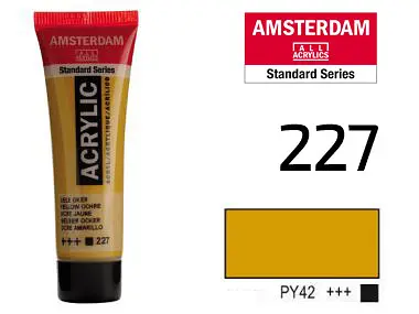 Фарба акрилова Amsterdam 227, Охра жовта 20 мл - фото 2