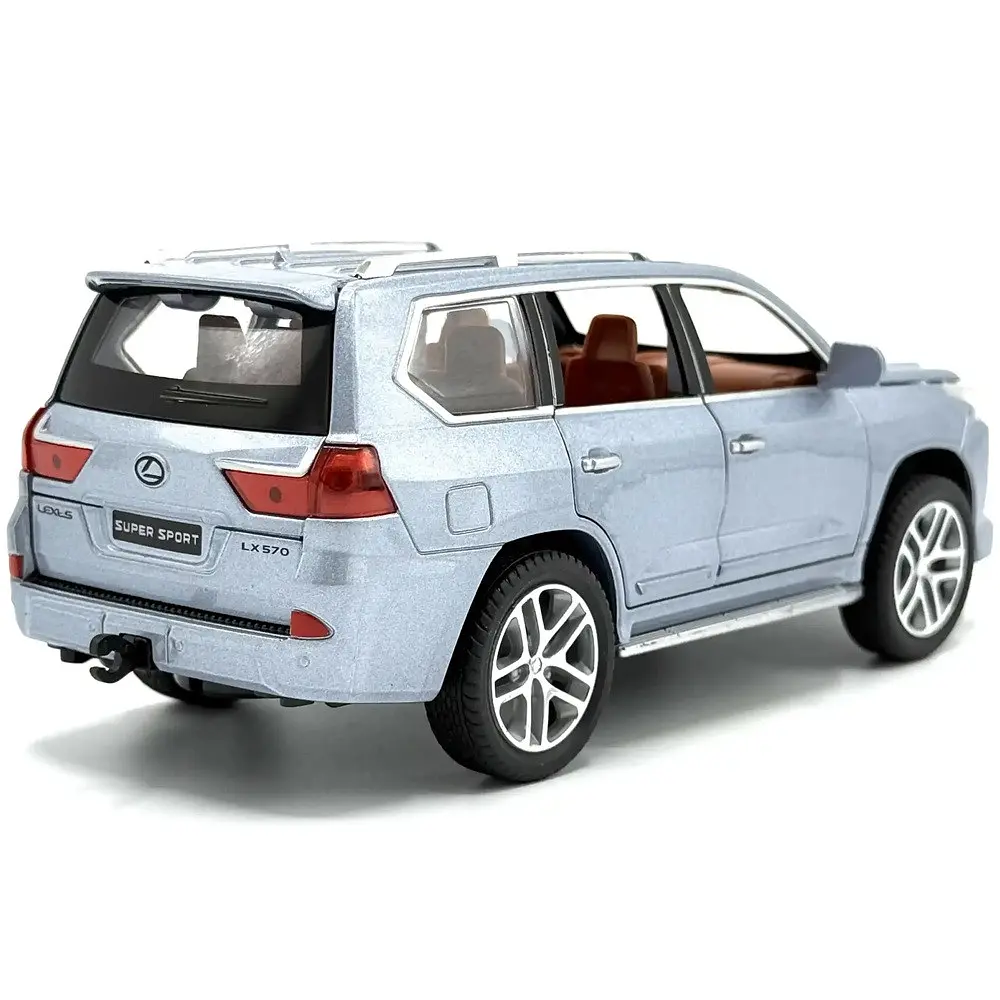 Колекційна металева модель автомобіля АвтоЕксперт Lexus LX570 Super Sport з інерцією, світлом та звуком 1:24 - фото 2
