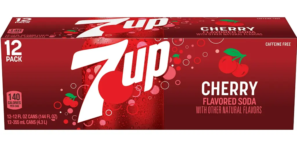 Газований напій 7UP Cherry Flavored Soda 355 мл - фото 8