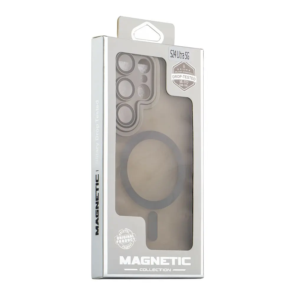 Чохол-накладка Magnetic Camera Lens with Magsafe Samsung Galaxy S23+ 5G Grey (35226_3345445) - фото 2