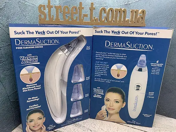 Вакуумний очисник Derma suction DS Vacuum для професійної чистки шкіри та пор обличчя - фото 4