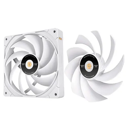 Охолоджувальний вентилятор ПК TOUGHFAN EX14 Pro білого кольору Swappable Edition (3-Fan Pack) - фото 4