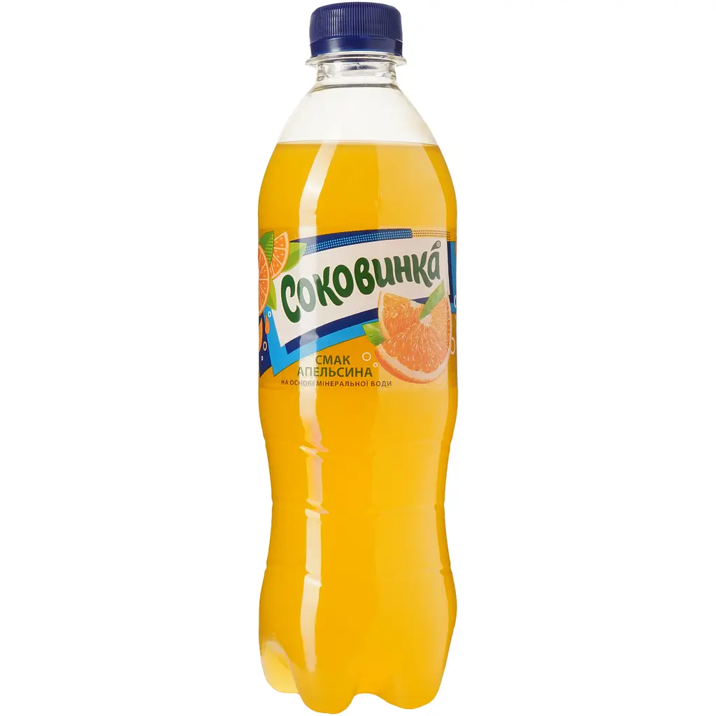 Напій Соковинка Апельсин сильногазований 0.5 л (904209) - фото 5