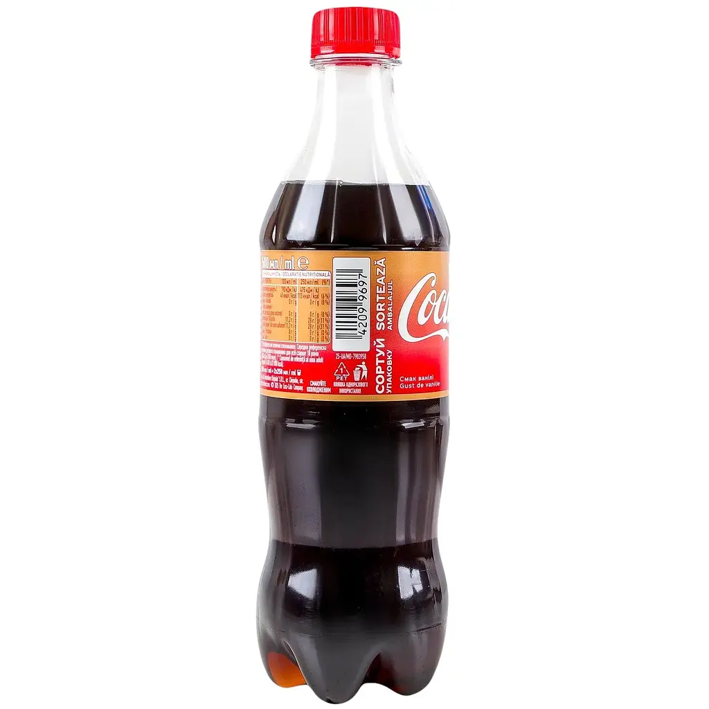 Напій Coca-Cola Vanilla безалкогольний сильногазований 500 мл - фото 5