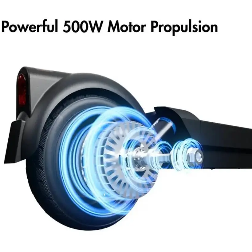 Електросамокат OKAI ES40 складаний 500/1000W 15.6Ah швидкість 25 км/год пробіг до 70 км NFC App колеса 10" вага до 120 кг Black - фото 5