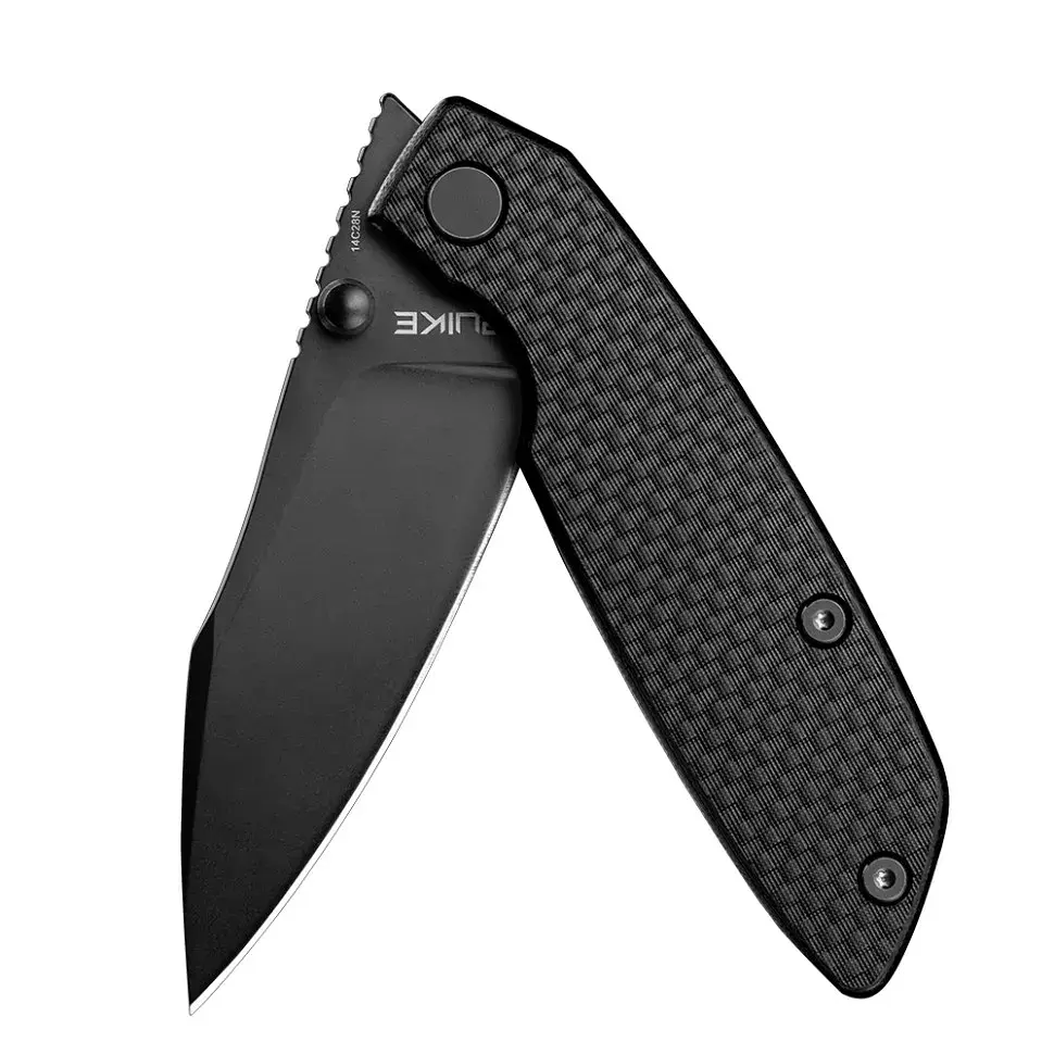Ніж складаний туристичний Ruike P746-CB2, (8 см) 14C28N / G10 чорний - фото 9