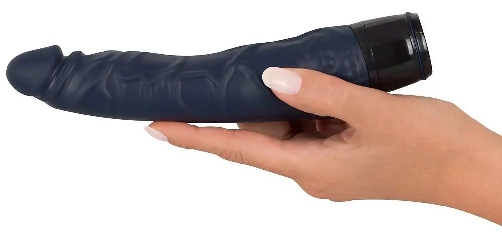 Вибратор You2Toys Vibra Lotus Penis Grey Vibrator 20 см синий - фото 5