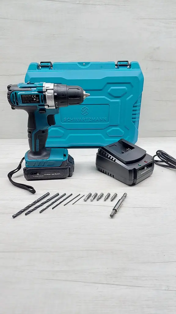 Шуруповерт аккумуляторный Schwartzmann CDRL-14. 4D освещение рабочей зоны 2 режима 1300 об/мин - фото 6