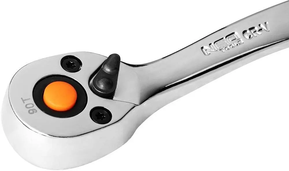 Neo Tools Набір торцевих головок, 12шт, 1/2", тріскачка 90 зубців, CrV - фото 5